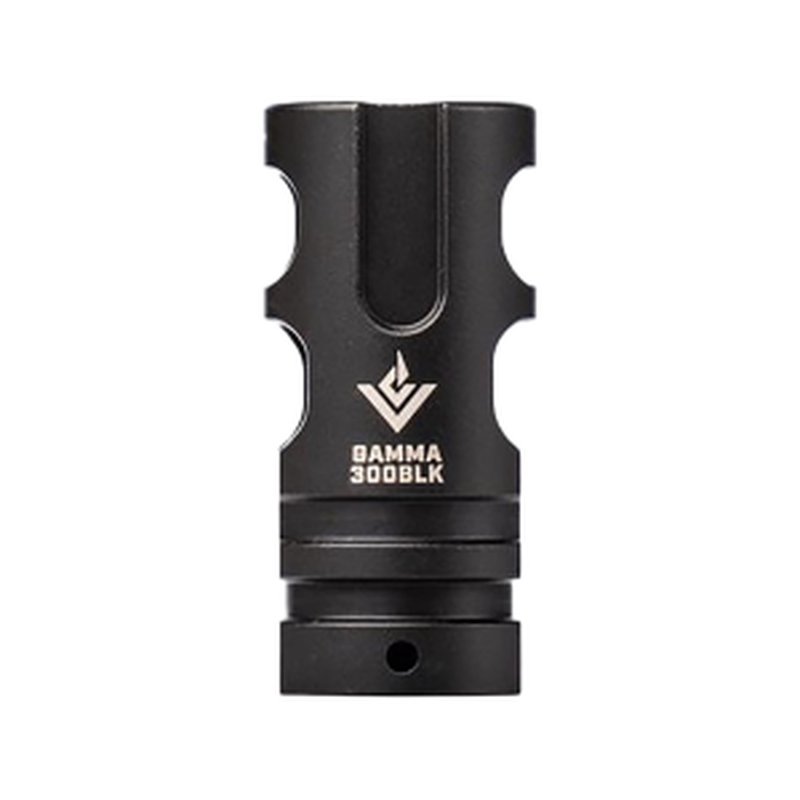 VG6 Precision Gamma 300 BLK Muzzle Brake 7.62mm 5/8\"-24 Thread Stainless Steel Nitride