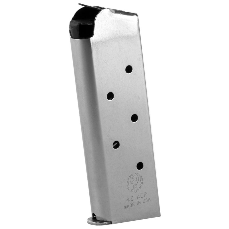 Ruger SR1911 Officer's .45 ACP 7-Round Stainless Steel Factory Magazine