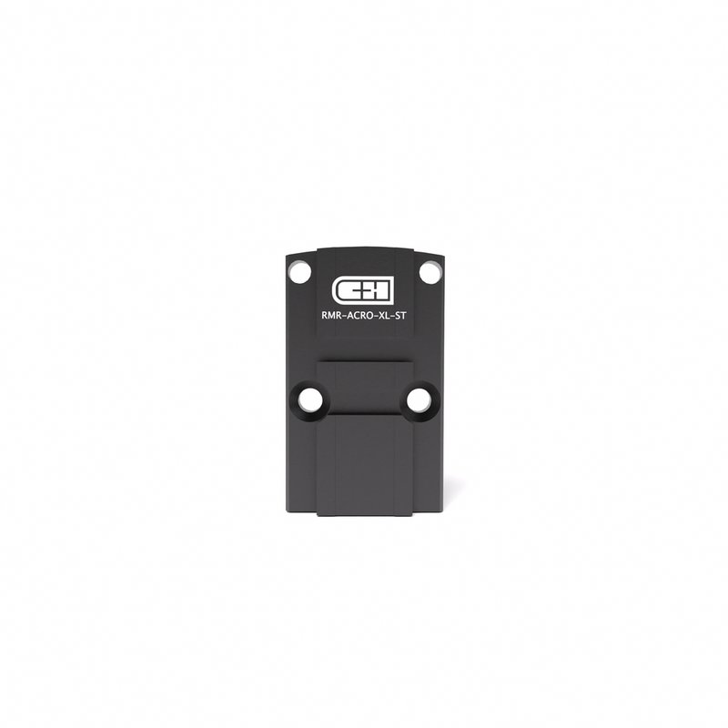 C&H Precision RMR to Aimpoint ACRO Duty XL Steel Optic Plate (Black)