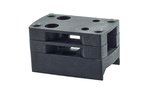 Shield Sights Polymer Picatinny/Weaver Red Dot Mount with Triple Height Spacers