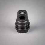SilencerCo ASR Single Port Muzzle Brake 30 Cal 5/8-24 Black Nitride