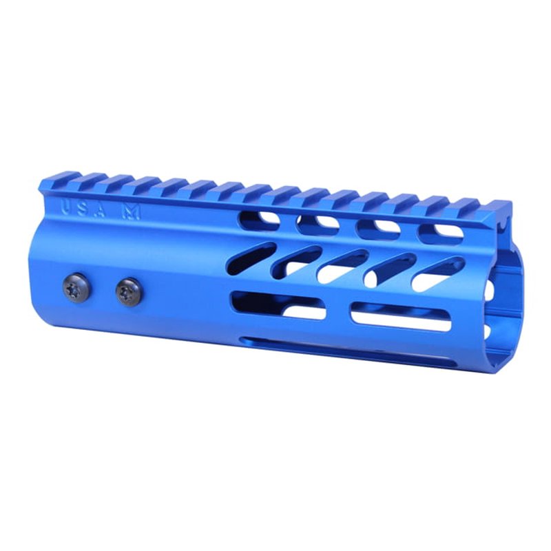 Guntec USA 4in Ultra Lightweight Thin M-LOK System Handguard w/ Monolithic Top Rail