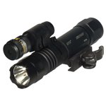 Leapers P38 Red Laser Flashlight Combo with Picatinny/Weaver QD Mount
