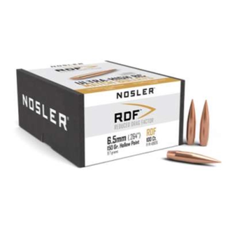 Nosler RDF 6.5mm 150gr HPBT Rifle Ammunition (100/3 Box)
