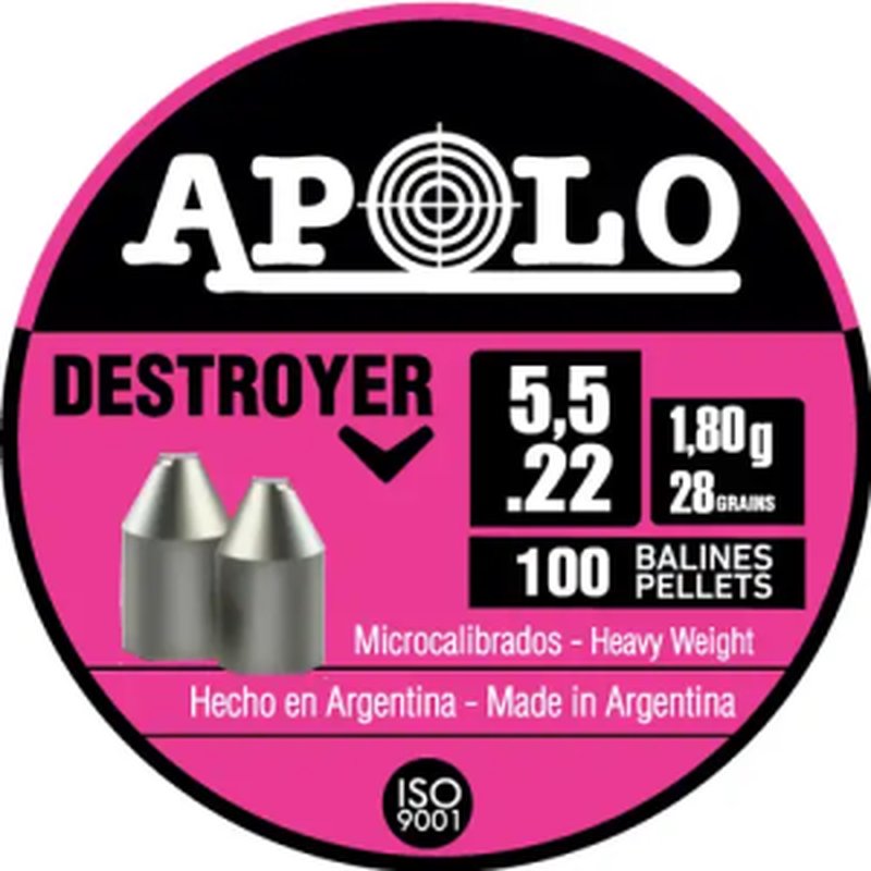 Hatsan Apolo .22 Destroyer 28 Grain Air Gun Ammo (100 Pack)