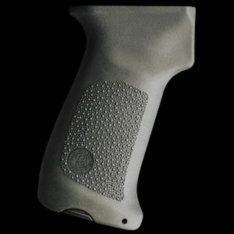 Hogue 74031 AK47/74 Rubber Grip with Door Finger Groove OD Green