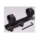 Christensen Arms 8100004300 PRSR Scope Mount Black Anodized Aluminum/Steel 1\" Tube 0 MOA