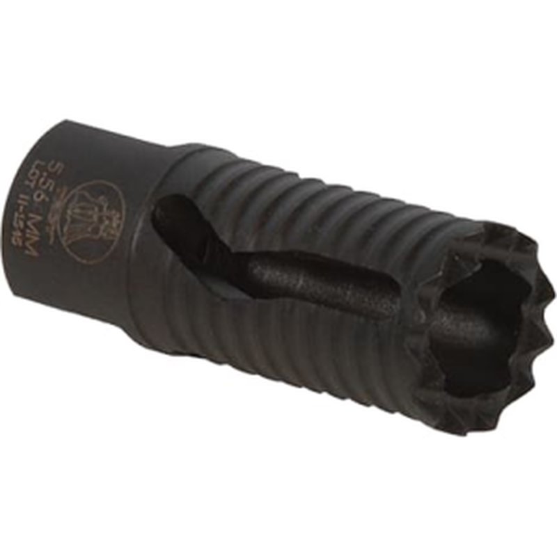 Troy Ind MED05BT00 Medieval Muzzle Flash Suppressor AR-15/M16/M4 2.25" Steel