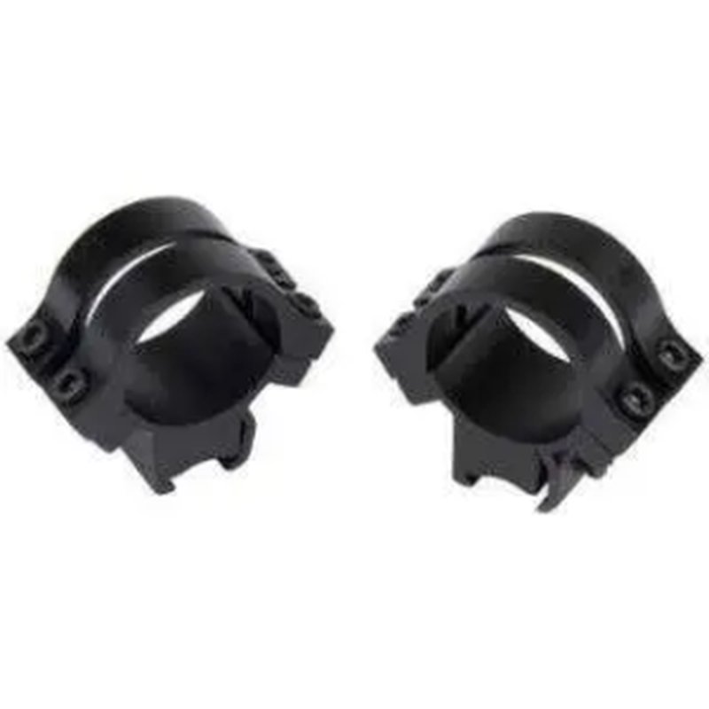 Weaver 1\" Quad Lock High Matte Scope Ring Set
