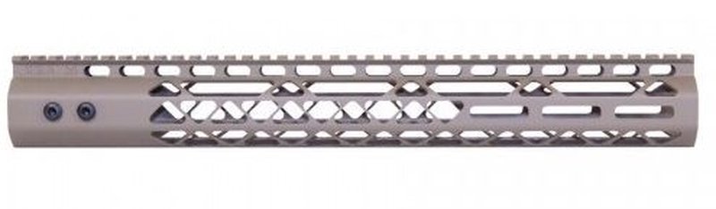 Guntec USA .308 Caliber Air Lite Series M-LOK System Free Floating Handguard w/Monolithic Top Rail