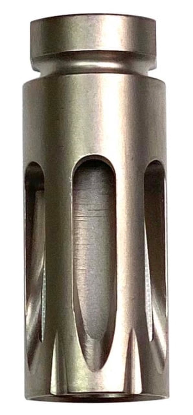 WMD Guns M16 Tactical Flash Hider 1/2-28 NiB-X Nickel