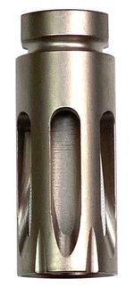 WMD Guns M16 Tactical Flash Hider 1/2-28 NiB-X Nickel
