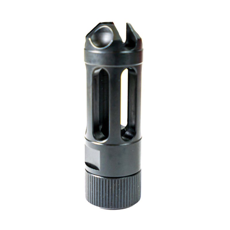 Faxon Firearms MuzzLok Ported Flash Hider 1/2-28, Black