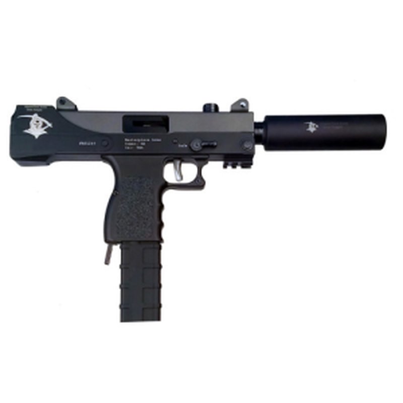 MASTERPIECE ARMS Defender Grim Reaper 9mm 5.5" 30+1 Pistol w/ Threaded Barrel & Faux Suppressor