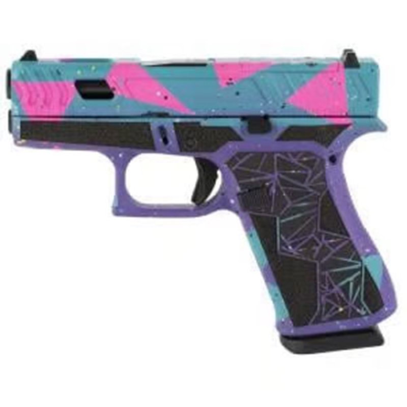 Glock G43X 9mm Pistol 3.41-Inch Barrel 10-Round Purple Pink