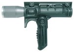 FAB Defense Black/OD Green/Desert Tan Tactical Folding Grip w/ 1 1/8 inch Flashlight Adapter