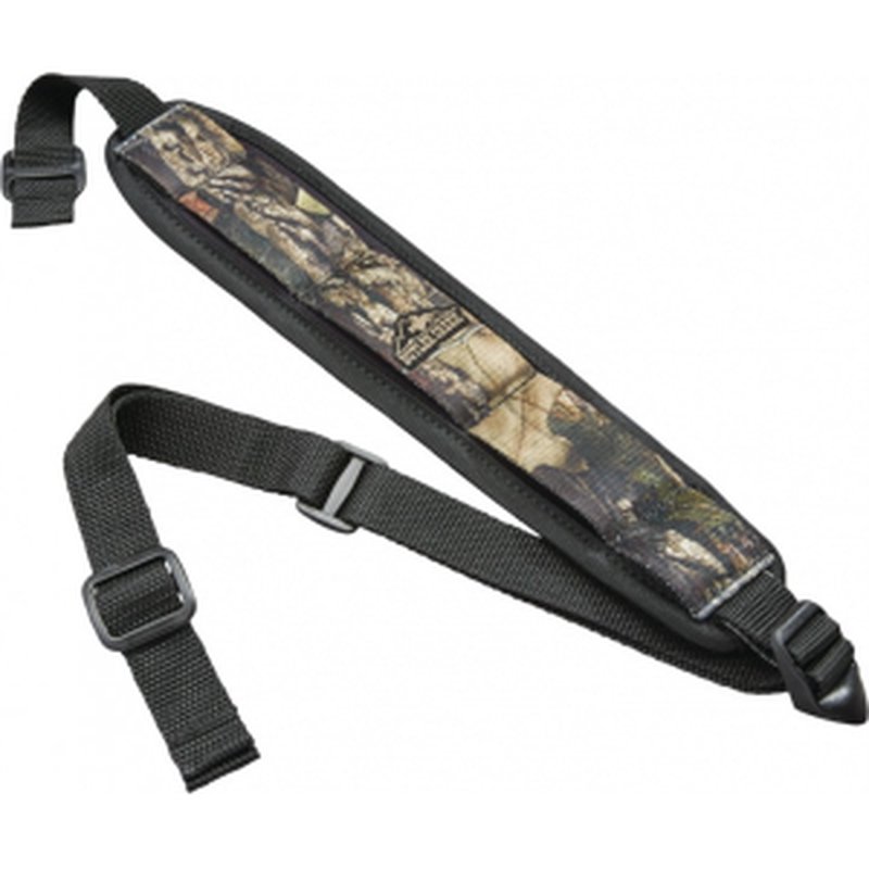 Butler Creek Comfort Stretch Rifle Sling, 80017, Mossy Oak Break-Up Country, 2.50 in width, up to 44 in length, Swivel