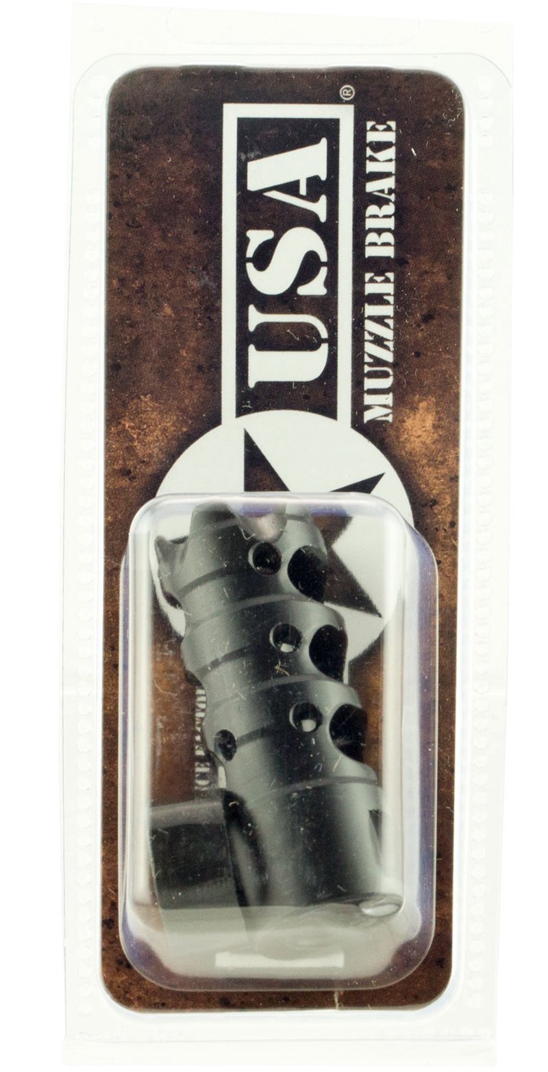 Patriot Ordnance Factory Triple Port 1/2-28 Muzzle Brake, .223 Rem/5.56, Nitride Black - 308