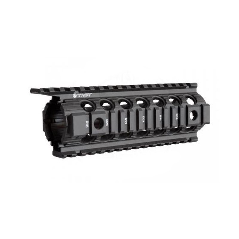 Troy Carbine/M4 Enhanced 7" Drop-In BattleRail, BLK - SRAI-DID-D7BT-00
