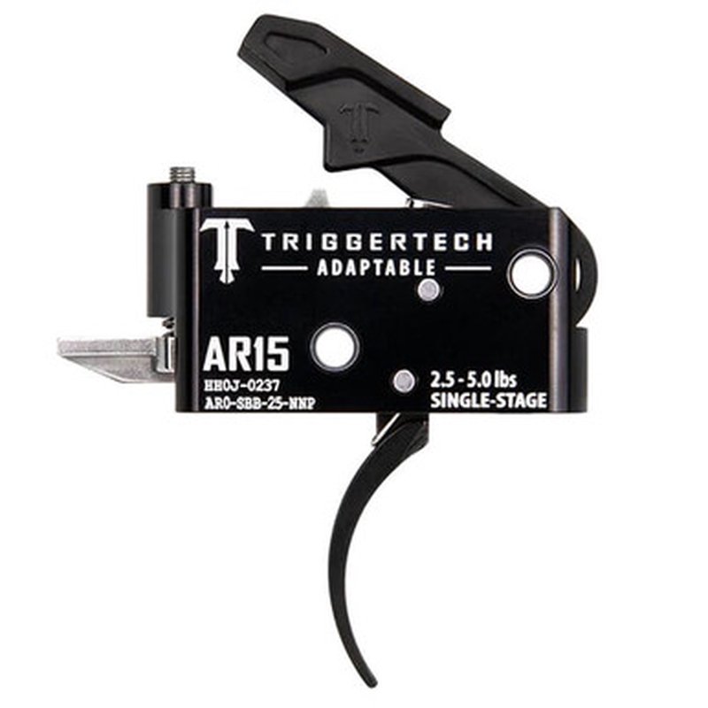 TriggerTech AR-15 Single Stage Adaptable Pro Curved Trigger 2.5-5.0 lb