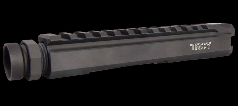 Troy Ind AK-47 Top Railed Gas Tube 5 Inch Picatinny Black Hardcoat Anodized