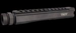 Troy Ind AK-47 Top Railed Gas Tube 5 Inch Picatinny Black Hardcoat Anodized