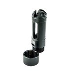 Faxon Firearms MUZZLOK 9mm Ported Flash Hider 1/2-28 Steel Nitride