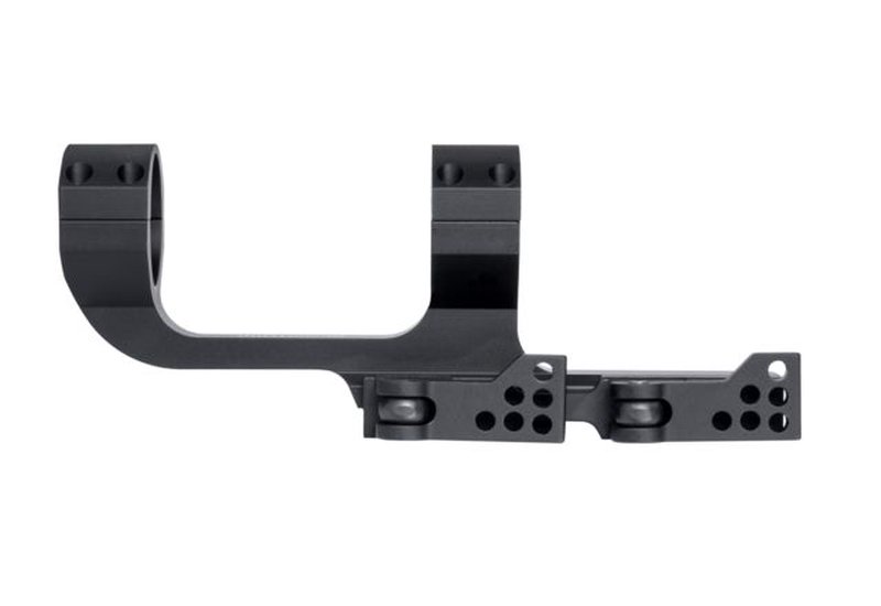 Monstrum ZR302-Q-B 30mm Cantilever Offset Dual Ring Picatinny Scope Mount