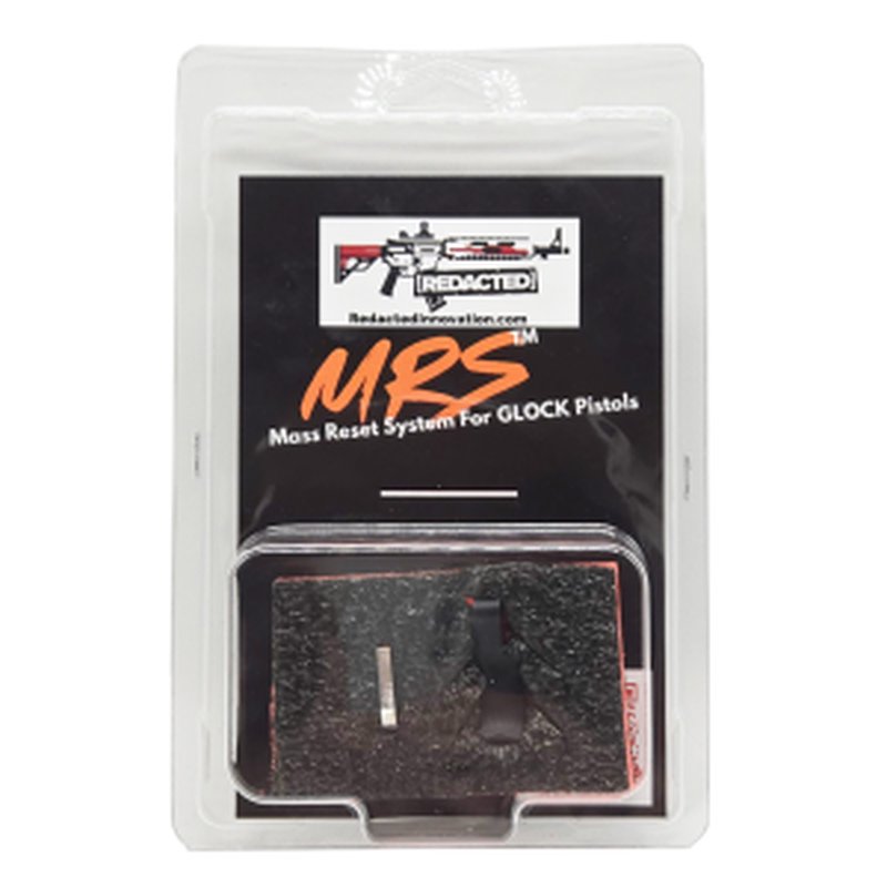 Redacted Industries Glock Mass Reset System FRT Trigger Shoe Curved Glock Gen 1–5