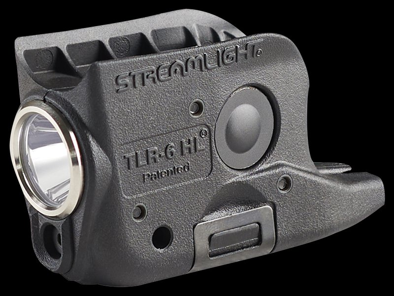 Streamlight TLR-6 HL Red Laser Weapon Light for Glock 42/43 (Black)