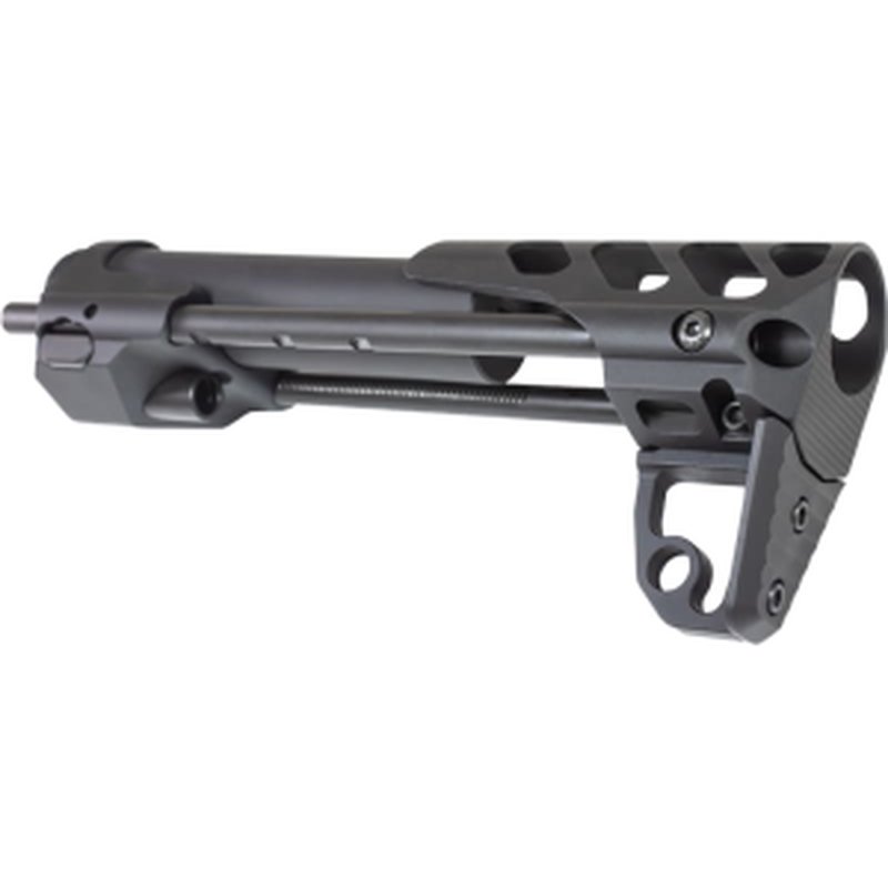 Odin Works OSCQSBLK Close Quarters Rifle Stock Black 6061-T6 Aluminum Compatible w/ AR-15/M4/5.56/223