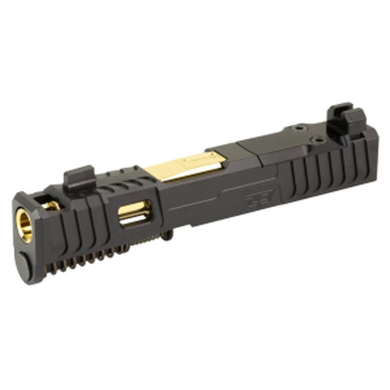 Zaffiri Precision IBS Glock 43X Complete Slide Gold Cerakote RMR Cut