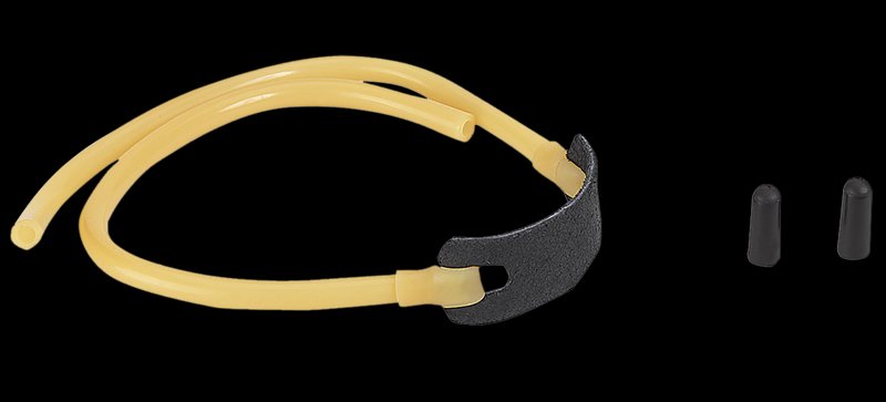Marksman Slingshot Replacement Kit 1/4 in Yoke Tubular Band Tan 3330