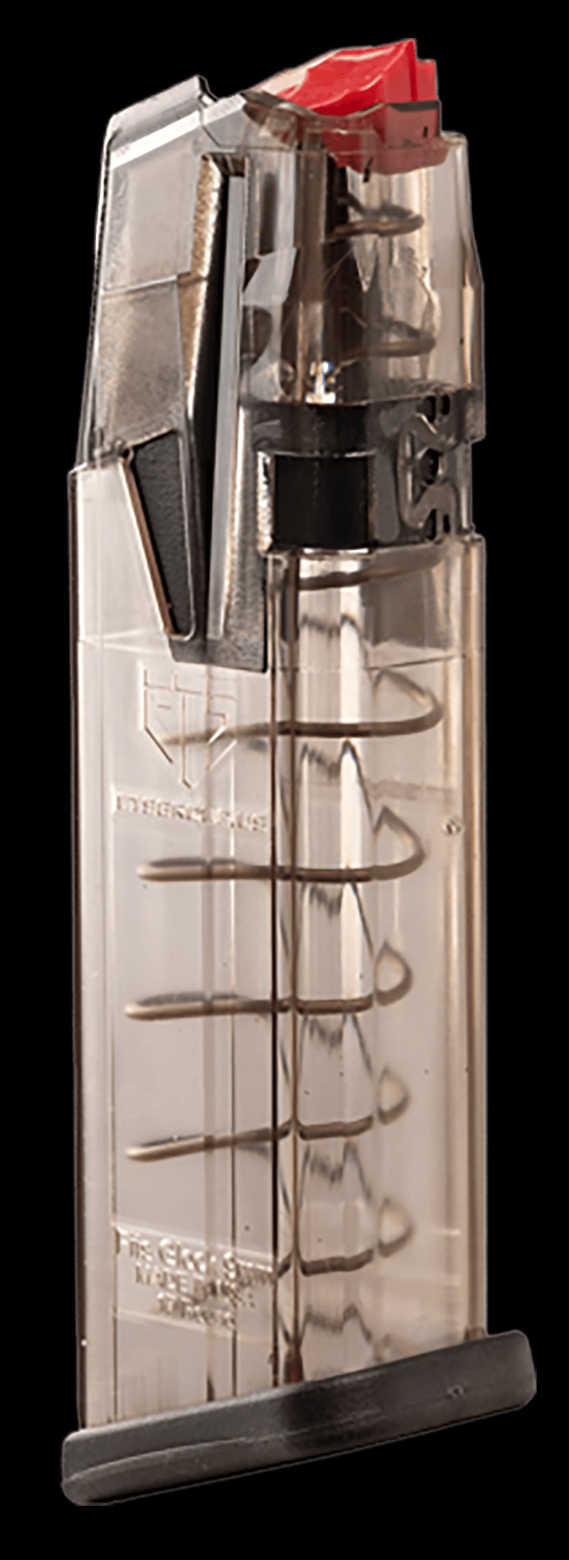 ETS Group Omega 17-Round Flush Glock 9mm Clear Polymer Magazine