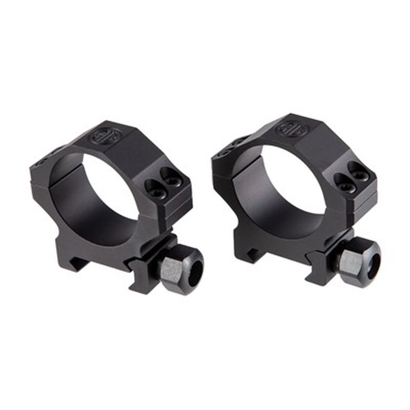 SIG Sauer Alpha Aluminium 30mm Scope Ring Set Matte Picatinny