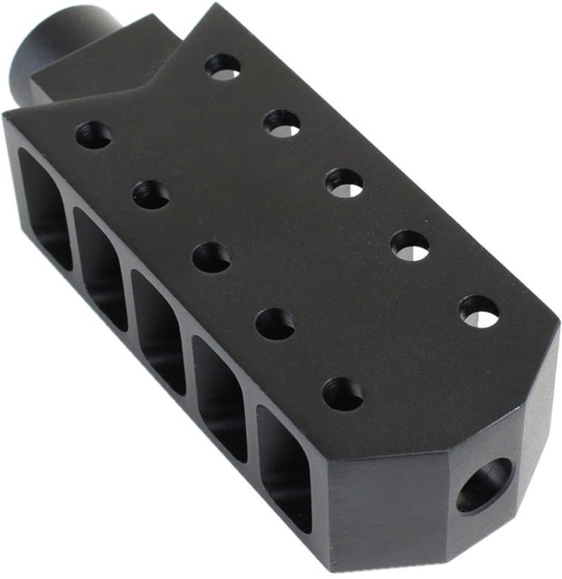 Tiger Rock Barrett Style AR-15 Muzzle Brake with Jam Nut Long