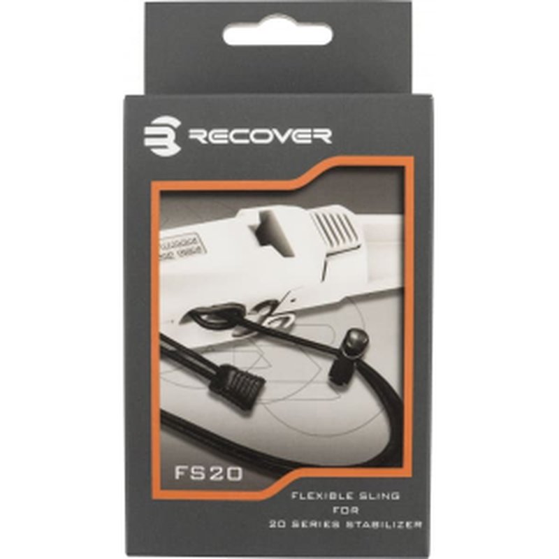 Recover Tactical FS2001 20/20 Sling Black Elastic, Compatible with All Recover Tactical Stabilizer Braces, Elastic Material.