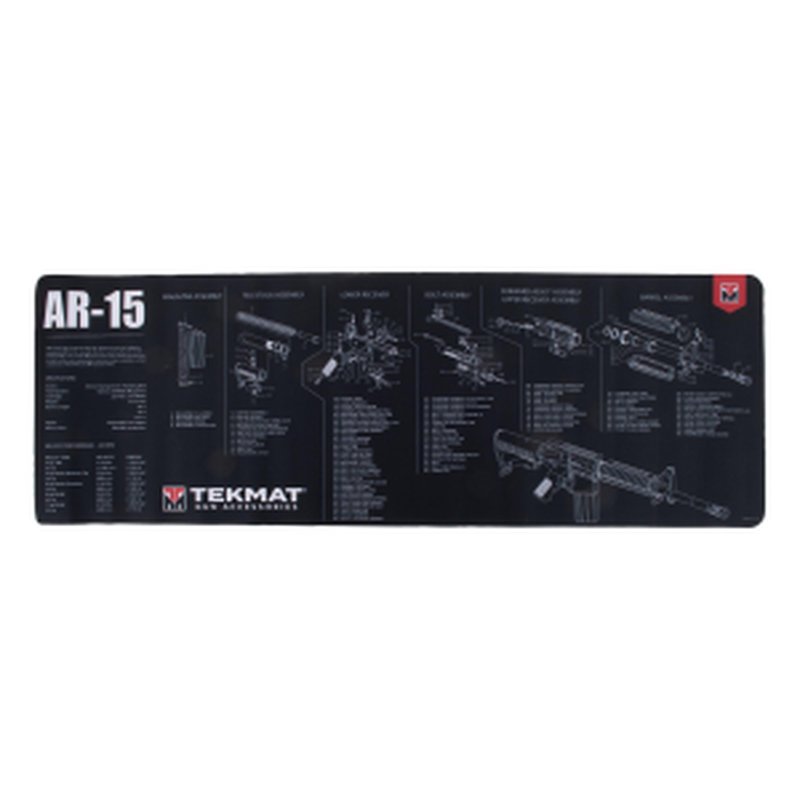 TekMat AR-15 Gun Cleaning Mat Black 36-Inch
