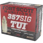Fort Scott Munitions Self Defense Tumble Upon Impact .357 SIG 95gr Ammunition