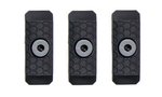 Slate Black Industries Slate Grip Mini, Single Slot Panel 3-Pack, Black