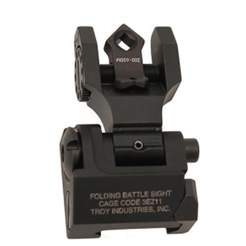 Troy Dioptic Folding Sight, Tritium - Black