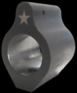 Bravo Company Manufacturing BCM Low Profile Gas Block for .625 in Barrels Black Phosphate Steel LGB625