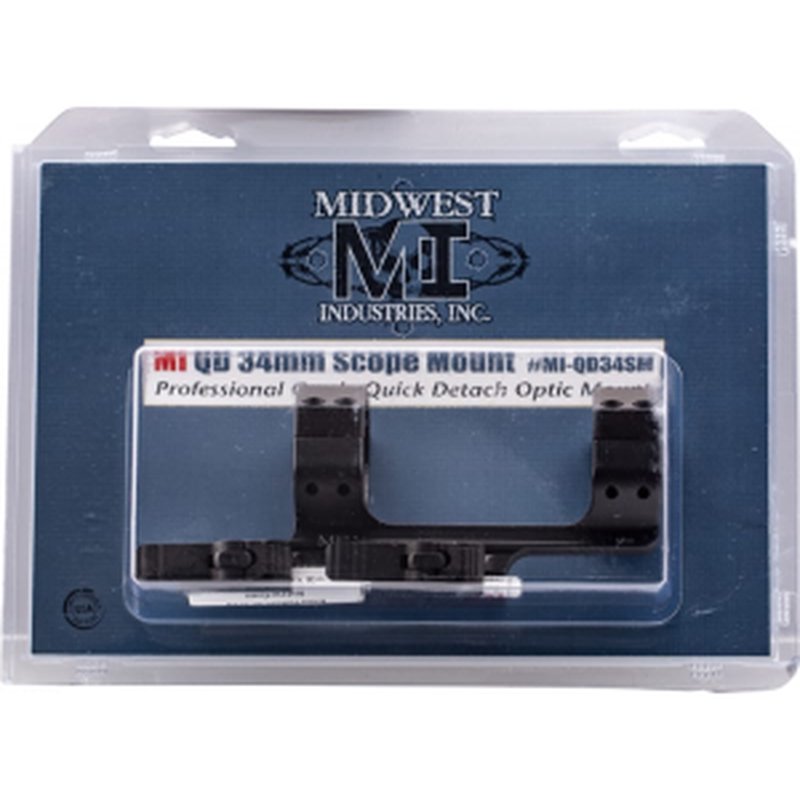 MIDWEST MI-QD34SM 34MM QD Scope Mount 1.5" OFFSET