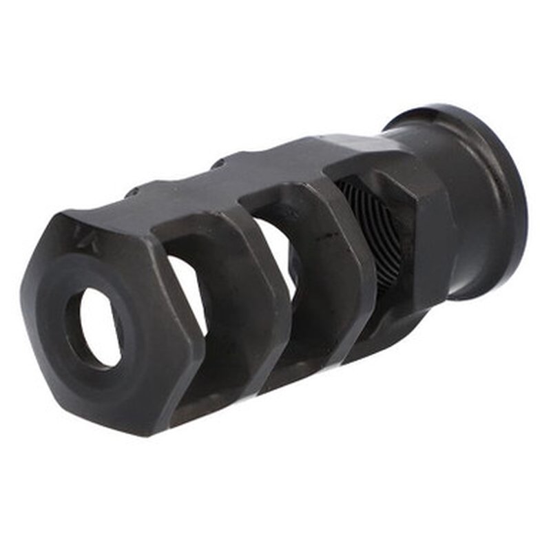 Sig Sauer 8900447 716I Tread 3-Chamber Muzzle Brake Black 5/8-24 TPI Threads for 7.62mm