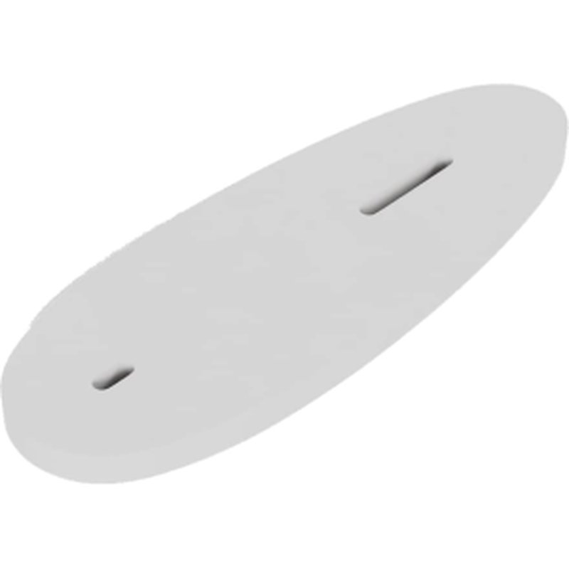 KICK-EEZ Stock Spacer 1/4 White