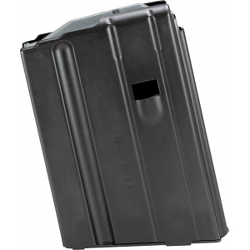C Products Defense Duramag SS AR-15 Magazine 6.8 SPC 10 Round Stainless Steel Black (22 Nosler compatibility, Gray follower)