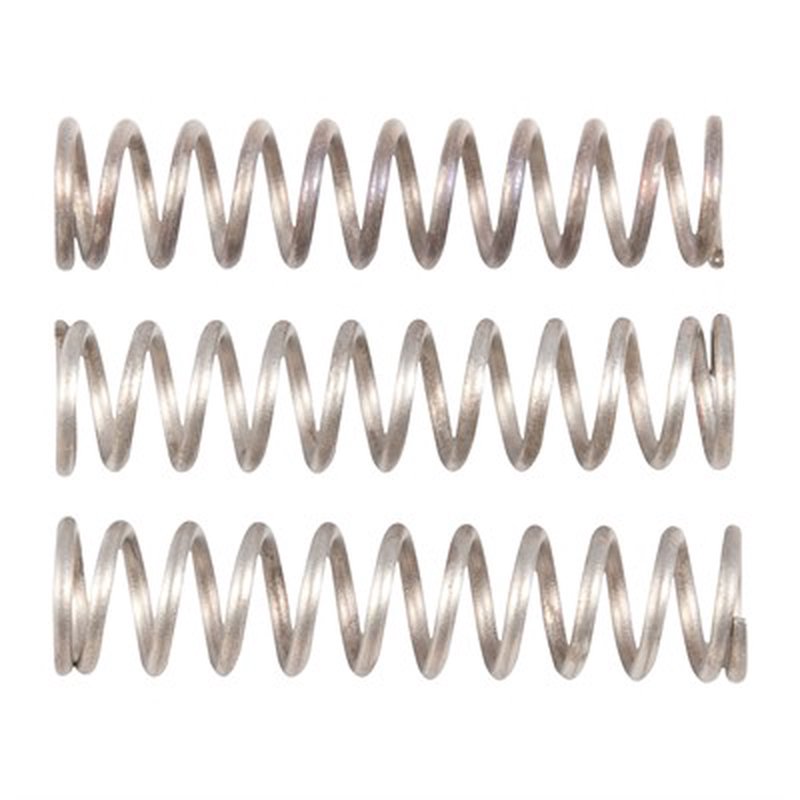 AR-15 Rear Sight Elevation Knob Spring, Silver, 3 Pack