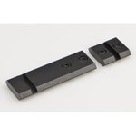 Warne Maxima 2-Piece Steel Weaver Scope Base Colt 45 Matte Black