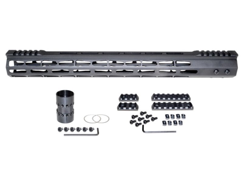 Presma AR-10 LR 308 Super Light M-LOK Series Free Float Handguards w/ Partial Top Rail, DPMS Low Profile