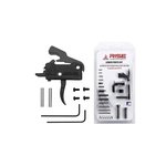 Rise Armament Single-Stage Curved Trigger and Lower Parts Kit, Black - Precision and Reliability